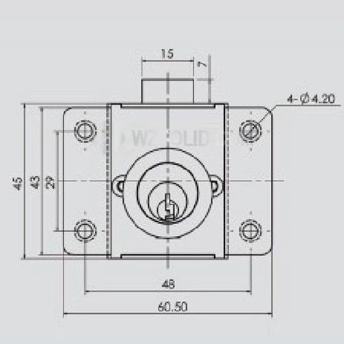 OHS-5075, Bloqueo de botón PH4225