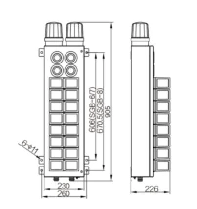 SGB-6/7/8/6A/7A/8A Alarm Indicator
