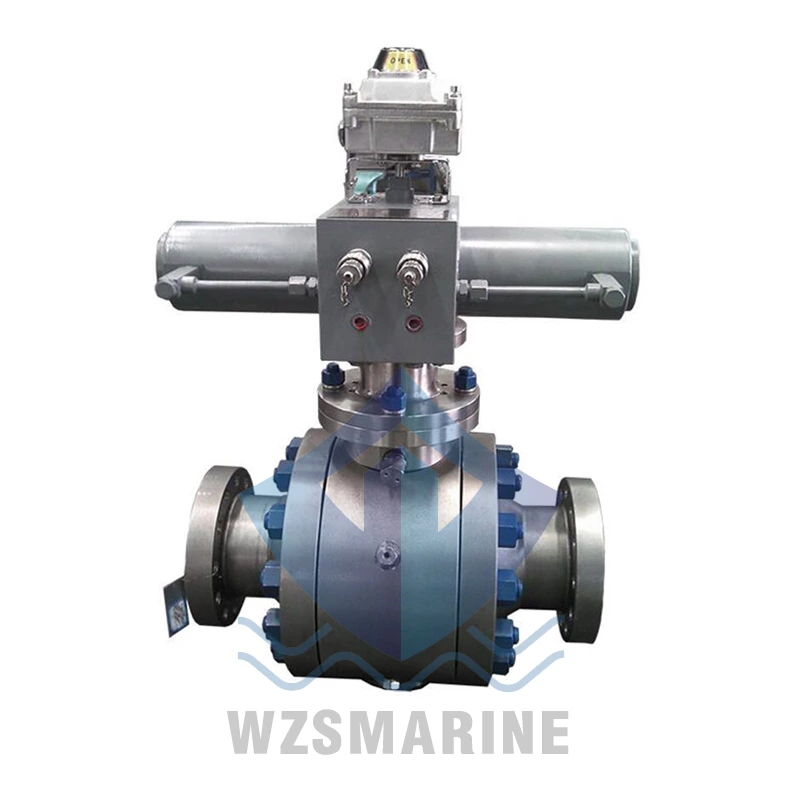 Морской гидравлический шаровой клапан