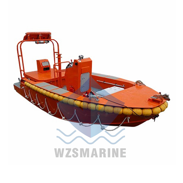 Rescue boats are divided into general speed rescue boats (>6 knots/6 passengers) and high-speed rescue boats (>20 knots/up to 16 passengers)