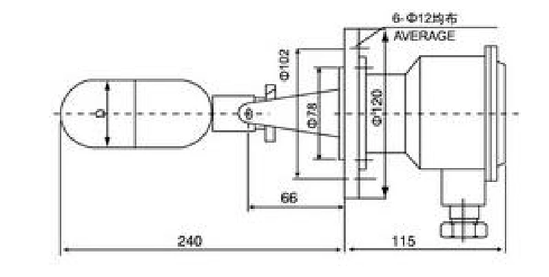 Поплавковый регулятор уровня UQK-01-C