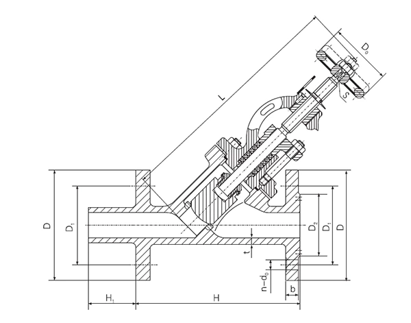 Válvula de descarga da caldeira ao mar CB/T3841-1999