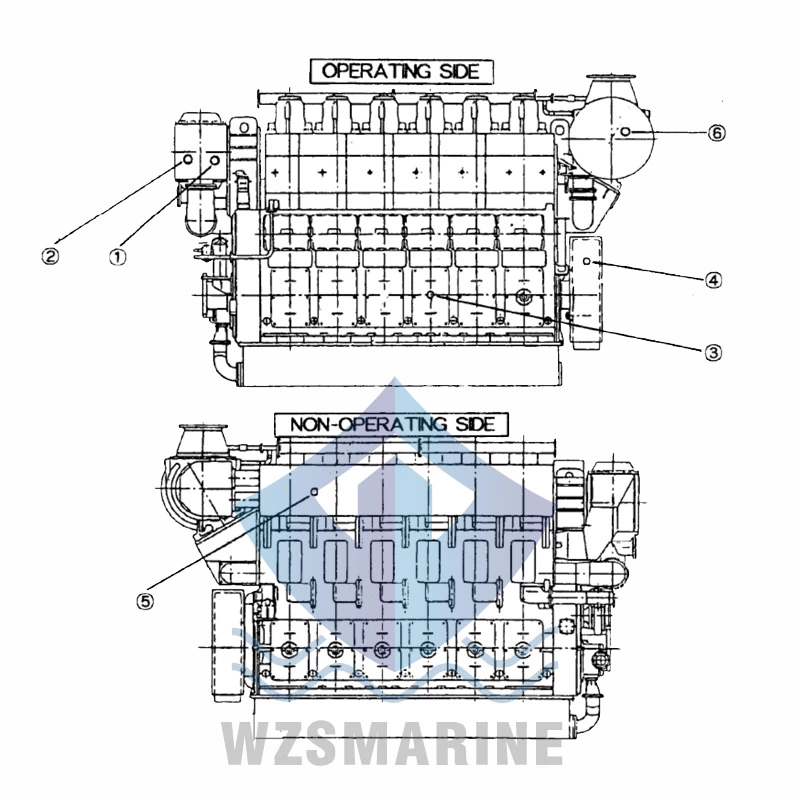 ШЕСТЕРНЯ YANMAR 6EY26W,КОЛЬЦО(СТАРЫЙ P: 151695-21602) YMR /151695-21640