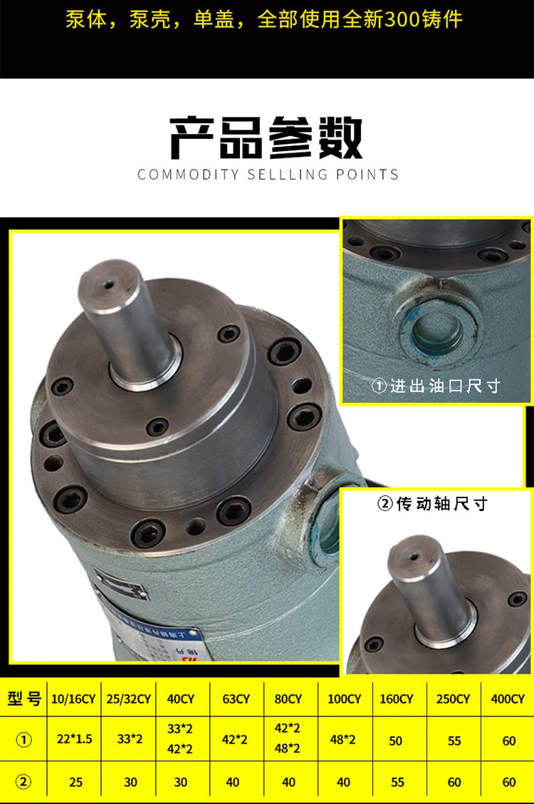 BOMBA DE PISTÓN 10SCY/25SCY/40SCY/63SCY/80SCY/100SCY/160SCY14-1B