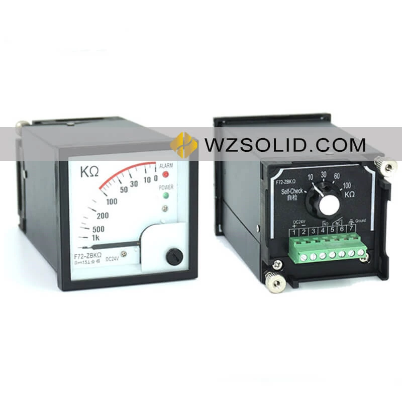 F72-ZBKΩ DC Insulation Meter DC24V F96-ZBKΩ F72-ZBMΩ DC Insulation Monitor