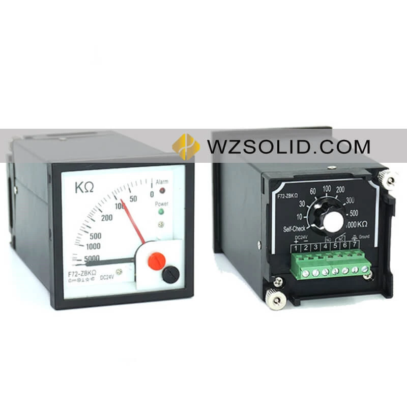 F72-ZBKΩ DC Insulation Meter DC24V F96-ZBKΩ F72-ZBMΩ DC Insulation Monitor