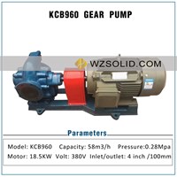 DN100 Oil Pump Electric Gear Pump Hydraulic Oil Pump Diesel Pump Lubricating Oil Pump KCB960 Complete Set with Motor