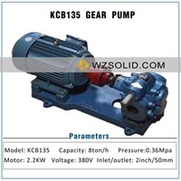 Electric Gear Pump 2 Inch Oil Pump KCB135 Hydraulic Oil Pump Diesel Pump Lubricating Oil Pump Complete Set with Motor