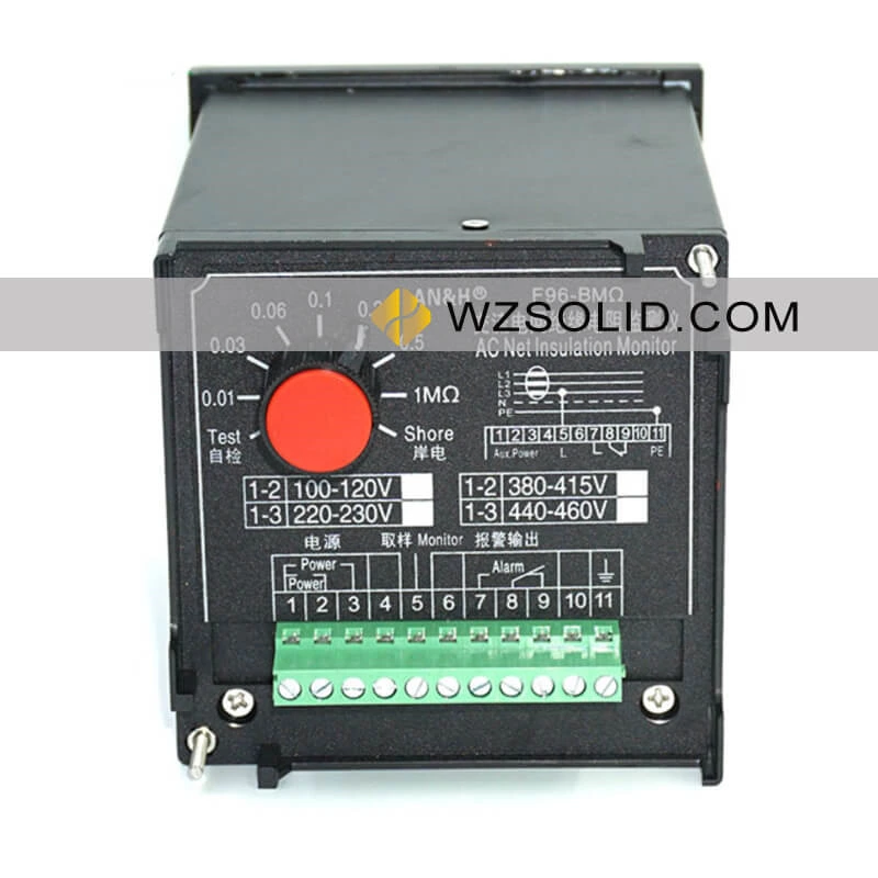 Железный корпус F96-BMΩ измеритель изоляции 220 В F96-BMΩ прибор для контроля сопротивления изоляции электросети переменного тока 0-5 МОм