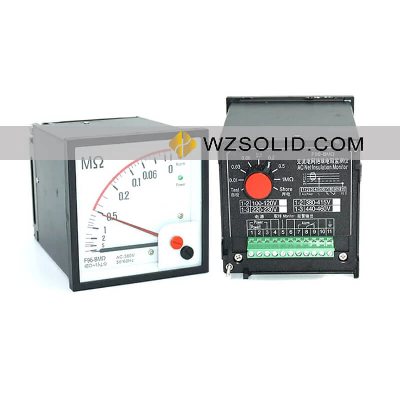 Железный корпус F96-BMΩ измеритель изоляции 220 В F96-BMΩ прибор для контроля сопротивления изоляции электросети переменного тока 0-5 МОм