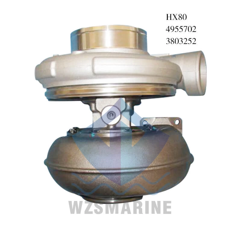 Турбокомпрессор KTTA19 HX80 в сборе 4955702 Cust3803252