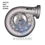 Турбокомпрессор QSK19 с водяным охлаждением HX83; Assy4041703;Cust4041702;288177