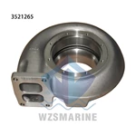 Turbocharger accessory turbocharger housing 3521265 matched with HC5A turbocharger 3801803