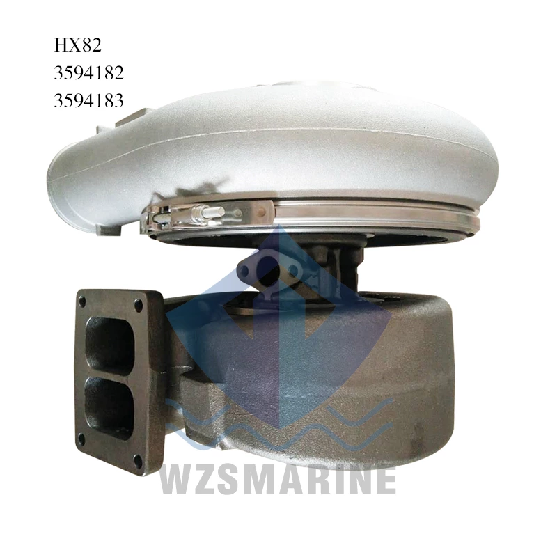 Турбокомпрессор HX82 turbos в сборе: 3594182; Cust: 3594183;