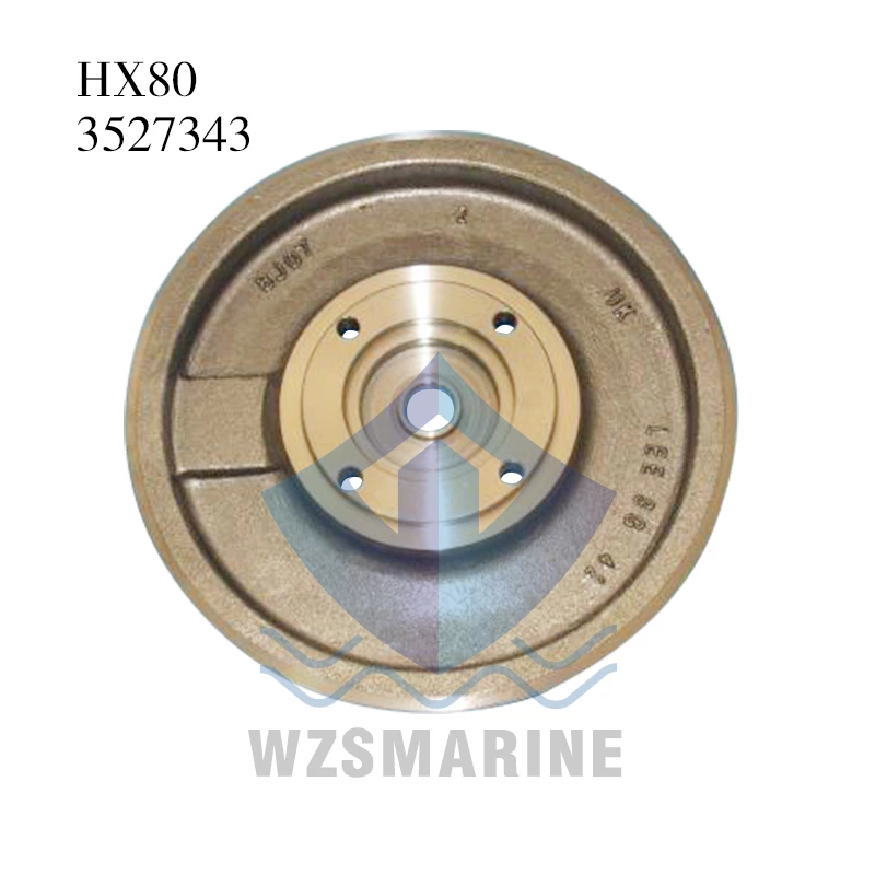 Турбокомпрессор KTA19-G4 двигатель HX80 Задняя панель турбокомпрессора 3527348
