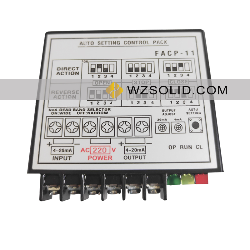 FACP-11 AC220V المدخلات والمخرجات 4-20mA المحرك الكهربائي وحدة التحكم