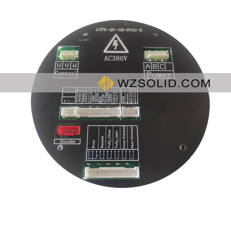 Lcfk - qn - GB - sv22 - e panel de control del ejecutor de válvulas eléctricas